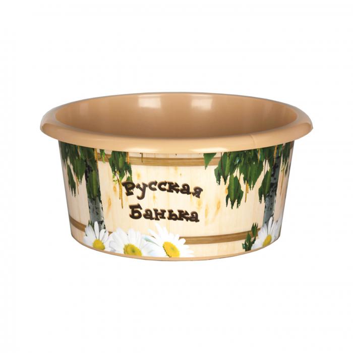 Таз 10л Русская банька *10 (Альтернатива)