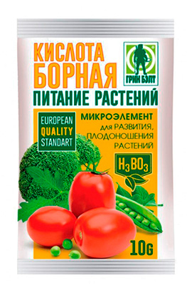 Удобрение ГРИН БЭЛТ Борная кислота 10гр