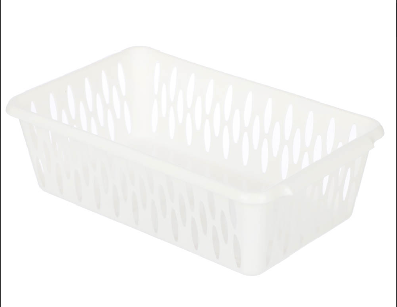 Корзина для хранения Keeplex Light S (24,2х14,5х7,1 см) белое облако *36 (П-Ц)