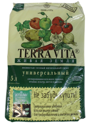 Грунт ФАРТ Живая земля универ 5л*5*385