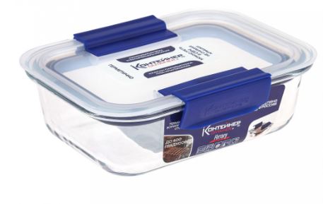 Контейнер 0,63л FerraryUltra из жаропрочн. стекла с герм. крышкой *18 (Старкофф)