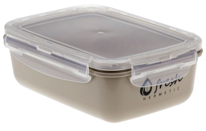 Ёмкость для продуктов 0,8л Фреш капуччино *15 (М-Пластика)