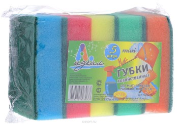 Губка для посуды Идеал-макси (5шт) *30 (Артпласт-Т)