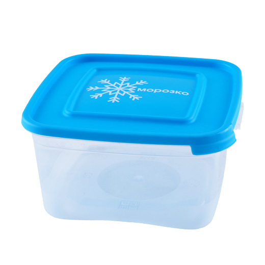 Контейнер для замораживания продуктов 1л*3шт Морозко квадратный *28 (ПБ)