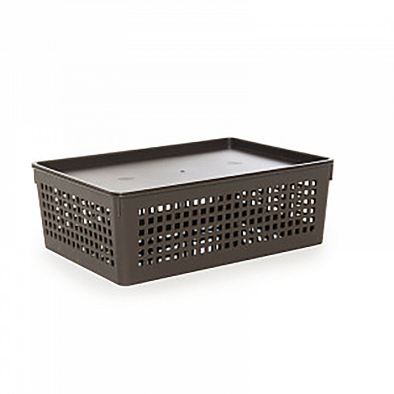 Корзинка 3,7л Traymix 270х190х90мм с крышкой *24 (ПБ)