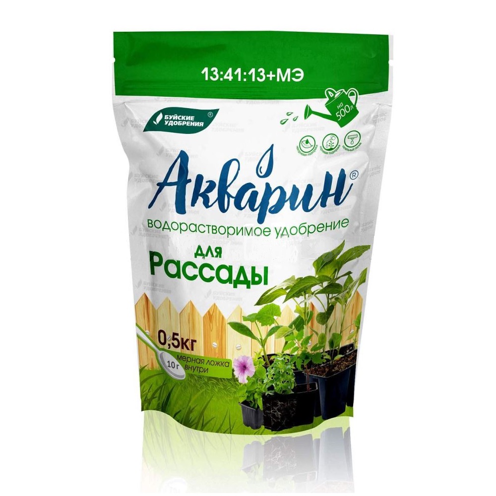 Удобрение БХЗ Акварин 0,5кг для рассады *12