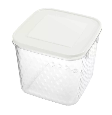 Контейнер для продуктов 1,8л Кристалл белый *24 (Бытпласт) 