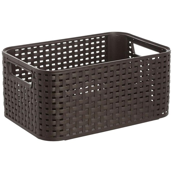 Корзинка 6л Style Box S (290х190х130мм) темно-коричневый *3 (Адриано)