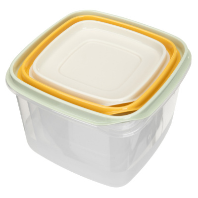 Комплект контейнеров для продуктов 0,45л+0,75л+1,2л микс *12 (Бытпласт)