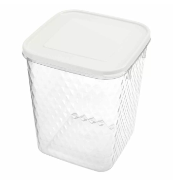 Контейнер для продуктов 2,3л Кристалл белый *24 (Бытпласт) 