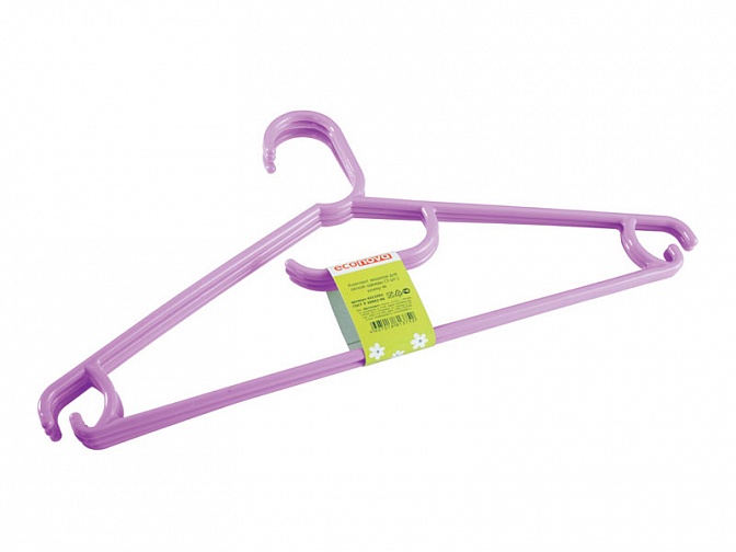 Комплект вешалок для легкой одежды р. 48-50 (3 шт) бежевый*32 (Бытпласт)