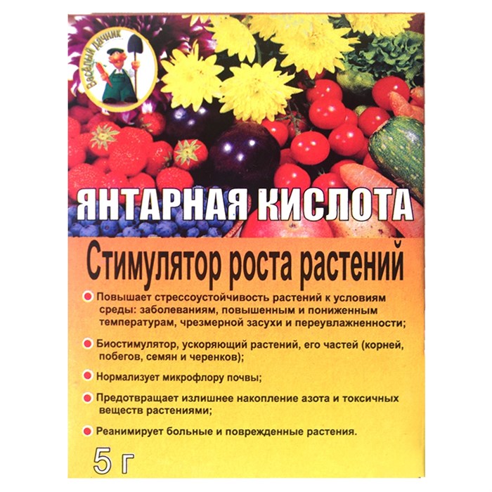 Янтарная кислота 5гр