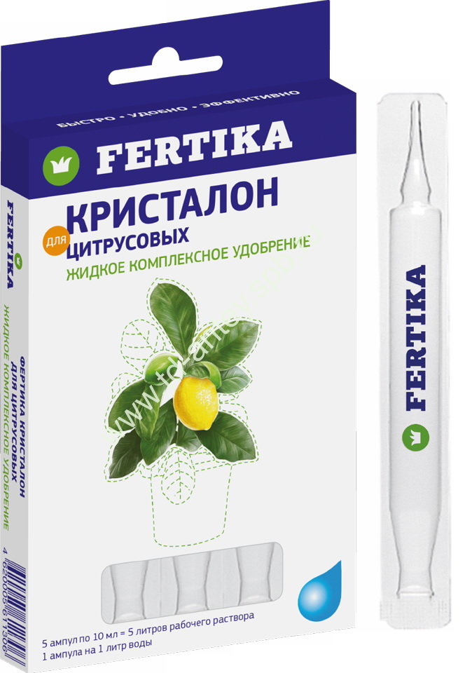 Удобрение Фертика Кристалон для Цитрусовых 10мл*5 *24