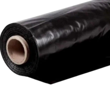 Пленка полиэтиленовая 120мкм 1,5м*10м черная  (Термопласт)