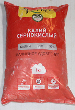 Удобрение КАЛИЙ СЕРНОКИСЛЫЙ 1кг *25