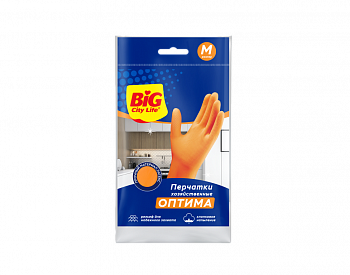 Перчатки латексные BIG City М суперчувств. Оптима