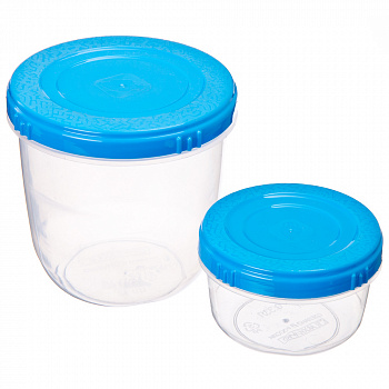 Набор контейнеров 1л+0,33л винтовые *6 (Адриано)