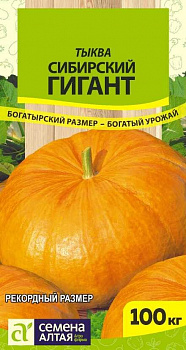 Тыква Сибирский Гигант 2гр *10 (САо)