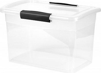 Ящик для хранения 11л Keeplex Vision 37х27,4х14,8см с защелками прозрачн. *6 (П-Ц)